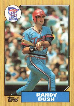 1987 Topps - Collector's Edition (Tiffany) #364 Randy Bush Front