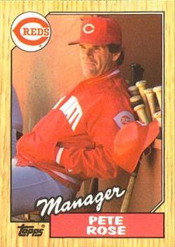1987 Topps - Collector's Edition (Tiffany) #393 Pete Rose Front