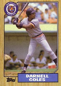 1987 Topps - Collector's Edition (Tiffany) #411 Darnell Coles Front