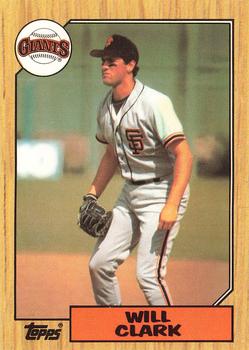 1987 Topps - Collector's Edition (Tiffany) #420 Will Clark Front