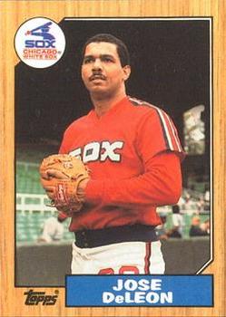 1987 Topps - Collector's Edition (Tiffany) #421 Jose DeLeon Front