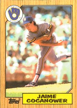 1987 Topps - Collector's Edition (Tiffany) #423 Jaime Cocanower Front