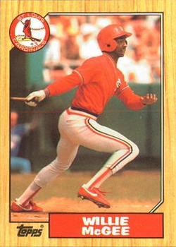 1987 Topps - Collector's Edition (Tiffany) #440 Willie McGee Front