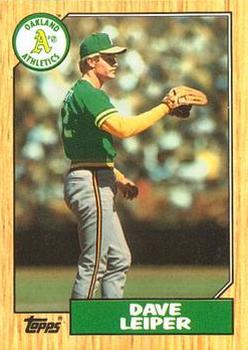1987 Topps - Collector's Edition (Tiffany) #441 Dave Leiper Front