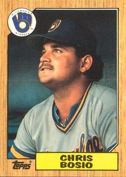 1987 Topps - Collector's Edition (Tiffany) #448 Chris Bosio Front