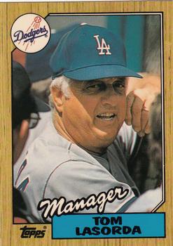1987 Topps - Collector's Edition (Tiffany) #493 Tom Lasorda Front
