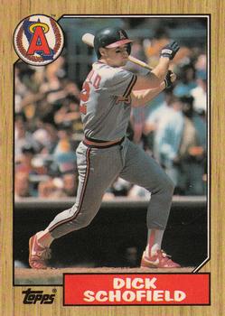 1987 Topps - Collector's Edition (Tiffany) #502 Dick Schofield Front