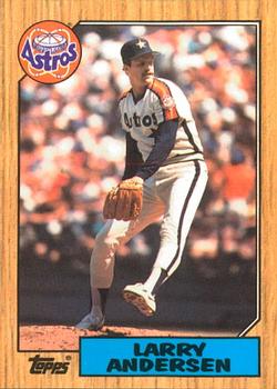 1987 Topps - Collector's Edition (Tiffany) #503 Larry Andersen Front