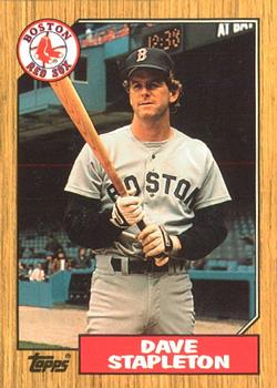 1987 Topps - Collector's Edition (Tiffany) #507 Dave Stapleton Front