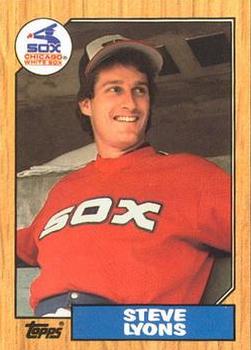 1987 Topps - Collector's Edition (Tiffany) #511 Steve Lyons Front