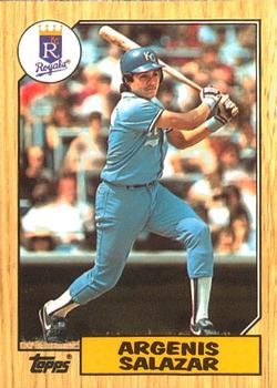 1987 Topps - Collector's Edition (Tiffany) #533 Argenis Salazar Front