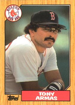 1987 Topps - Collector's Edition (Tiffany) #535 Tony Armas Front