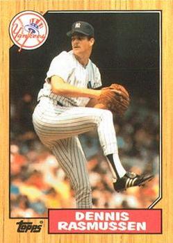1987 Topps - Collector's Edition (Tiffany) #555 Dennis Rasmussen Front