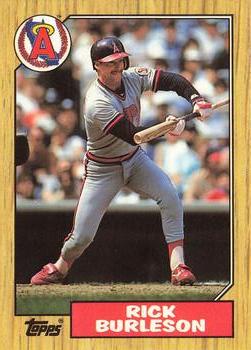 1987 Topps - Collector's Edition (Tiffany) #579 Rick Burleson Front