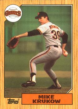 1987 Topps - Collector's Edition (Tiffany) #580 Mike Krukow Front