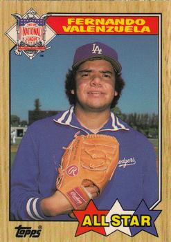 1987 Topps - Collector's Edition (Tiffany) #604 Fernando Valenzuela Front