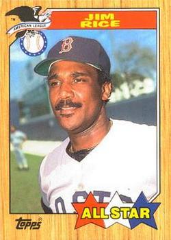1987 Topps - Collector's Edition (Tiffany) #610 Jim Rice Front