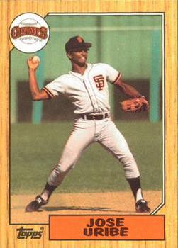 1987 Topps - Collector's Edition (Tiffany) #633 Jose Uribe Front