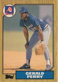 1987 Topps - Collector's Edition (Tiffany) #639 Gerald Perry Front