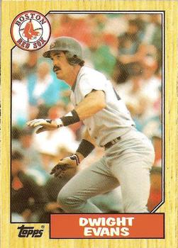 1987 Topps - Collector's Edition (Tiffany) #645 Dwight Evans Front