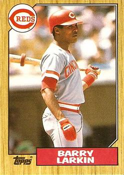 1987 Topps - Collector's Edition (Tiffany) #648 Barry Larkin Front