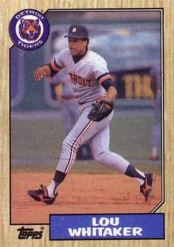 1987 Topps - Collector's Edition (Tiffany) #661 Lou Whitaker Front