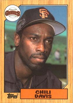 1987 Topps - Collector's Edition (Tiffany) #672 Chili Davis Front