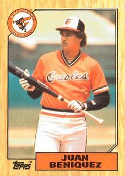 1987 Topps - Collector's Edition (Tiffany) #688 Juan Beniquez Front