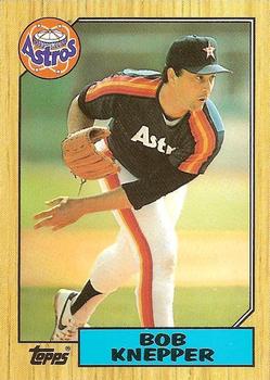 1987 Topps - Collector's Edition (Tiffany) #722 Bob Knepper Front