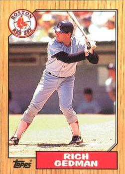 1987 Topps - Collector's Edition (Tiffany) #740 Rich Gedman Front