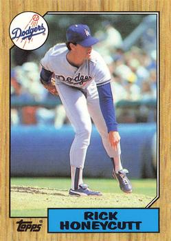 1987 Topps - Collector's Edition (Tiffany) #753 Rick Honeycutt Front