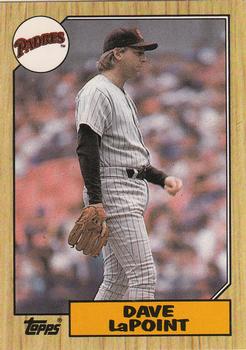 1987 Topps - Collector's Edition (Tiffany) #754 Dave LaPoint Front