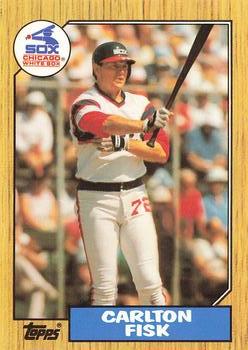 1987 Topps - Collector's Edition (Tiffany) #756 Carlton Fisk Front