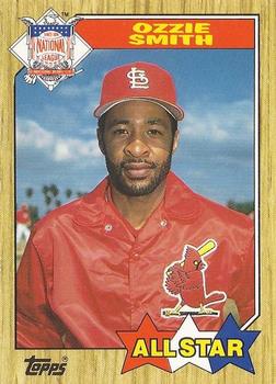 1987 Topps - Collector's Edition (Tiffany) #598 Ozzie Smith Front