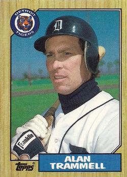 1987 Topps - Collector's Edition (Tiffany) #687 Alan Trammell Front