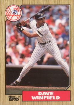 1987 Topps - Collector's Edition (Tiffany) #770 Dave Winfield Front