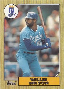 1987 Topps - Collector's Edition (Tiffany) #783 Willie Wilson Front