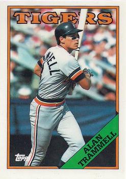 1988 Topps - Collector's Edition (Tiffany) #320 Alan Trammell Front