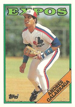 1988 Topps - Collector's Edition (Tiffany) #25 Andres Galarraga Front