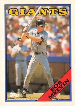 1988 Topps - Collector's Edition (Tiffany) #41 Bob Melvin Front