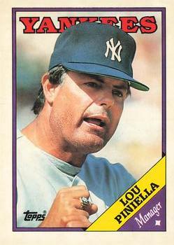 1988 Topps - Collector's Edition (Tiffany) #44 Lou Piniella Front
