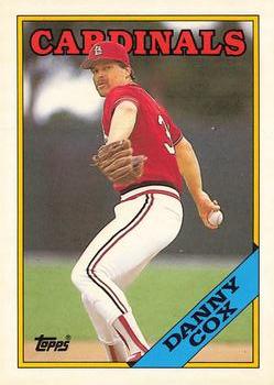 1988 Topps - Collector's Edition (Tiffany) #59 Danny Cox Front