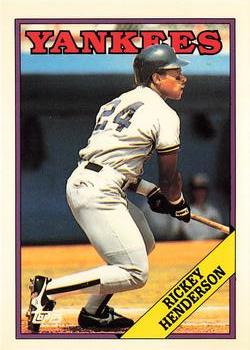 1988 Topps - Collector's Edition (Tiffany) #60 Rickey Henderson Front