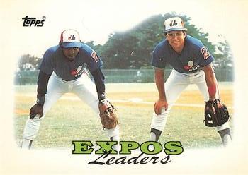 1988 Topps - Collector's Edition (Tiffany) #111 Expos Leaders Front