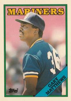 1988 Topps - Collector's Edition (Tiffany) #156 Gary Matthews Front