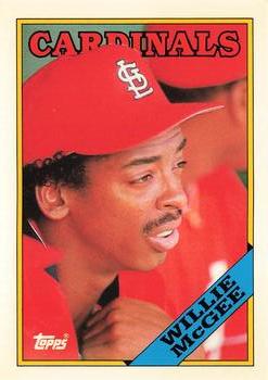1988 Topps - Collector's Edition (Tiffany) #160 Willie McGee Front