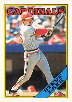 1988 Topps - Collector's Edition (Tiffany) #208 Steve Lake Front