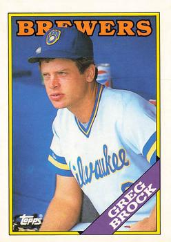 1988 Topps - Collector's Edition (Tiffany) #212 Greg Brock Front