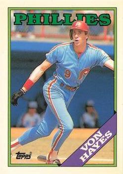 1988 Topps - Collector's Edition (Tiffany) #215 Von Hayes Front