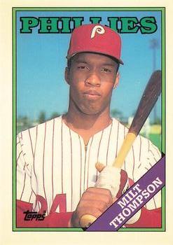 1988 Topps - Collector's Edition (Tiffany) #298 Milt Thompson Front